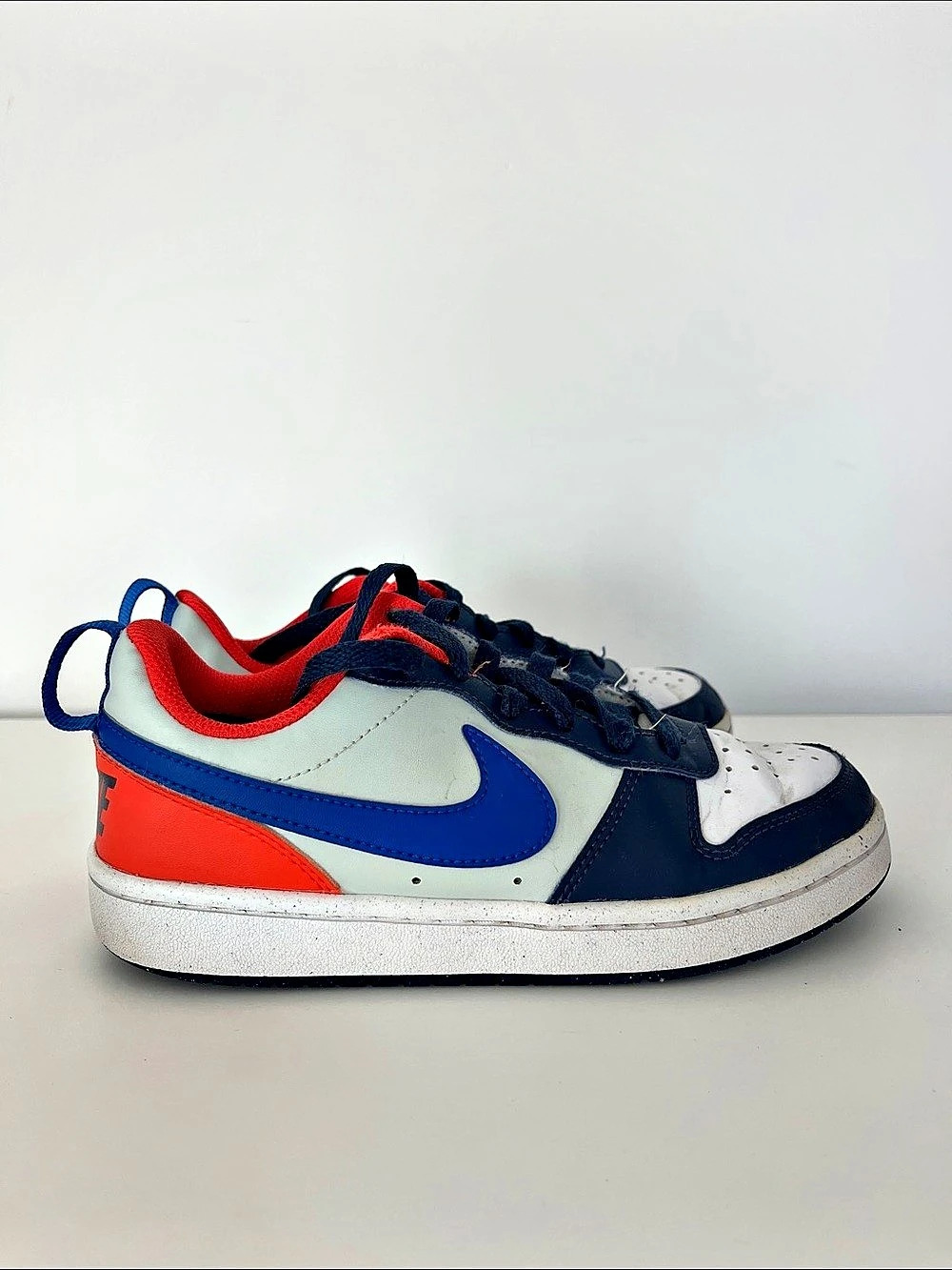 Nike Dunk Low GS 'Hot Curry' Kids Sneakers Blue & White Size 3.5